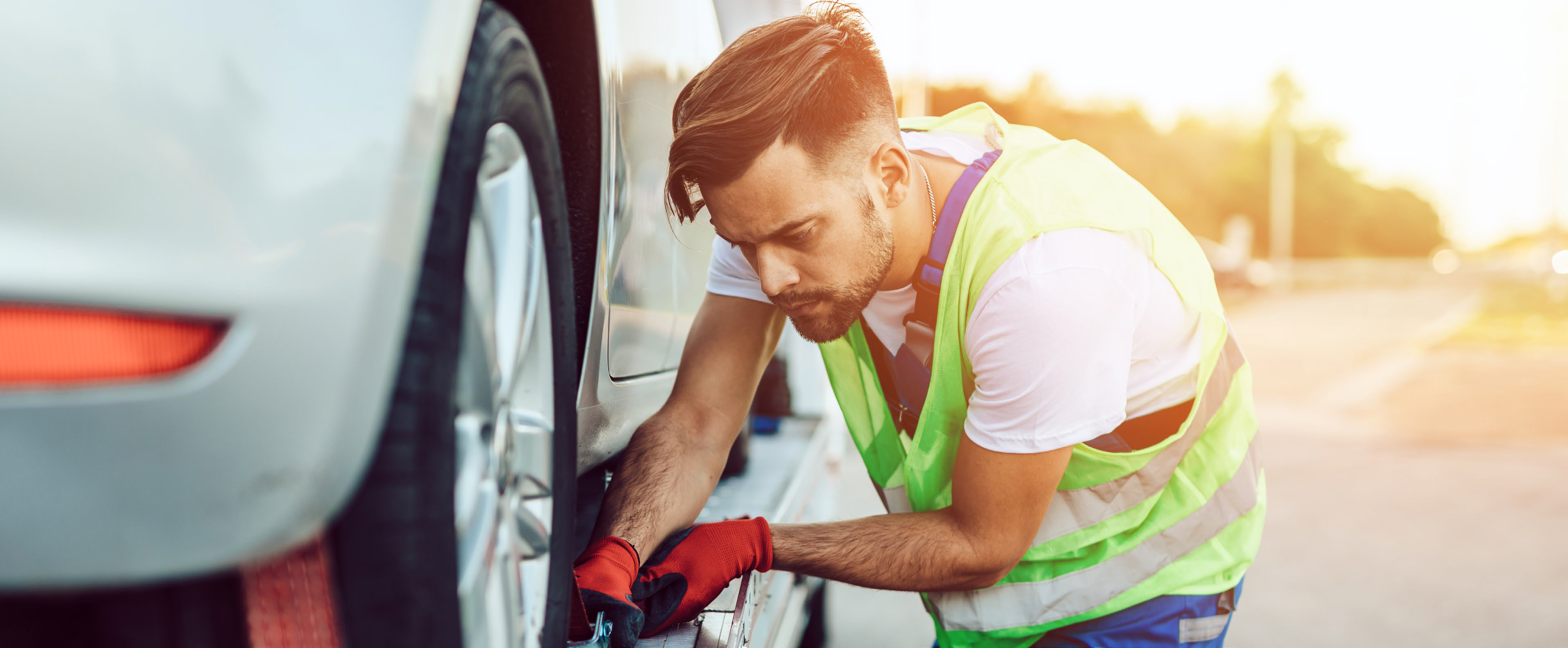 man fueling card image for our benefits section