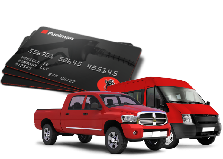 FM-ThreeCards-Truck top fuel rebate card